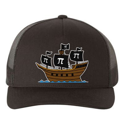 Funny Pi-rate Happy Pi Day Math Geek Pirate Lover Yupoong Adult 5-Panel Trucker Hat