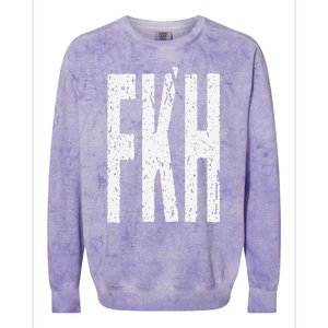 Fkh Political Humor F Kamala Harris 2024 Colorblast Crewneck Sweatshirt