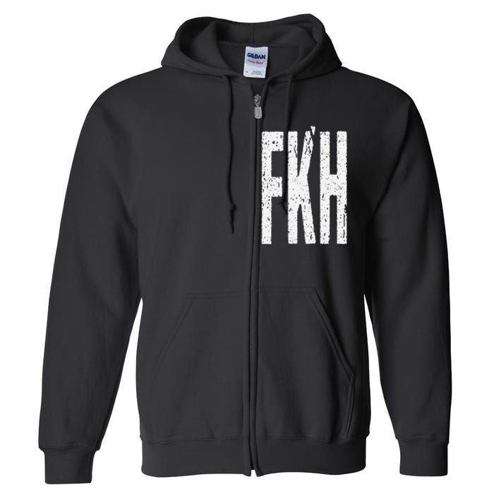 Fkh Political Humor F Kamala Harris 2024 Full Zip Hoodie