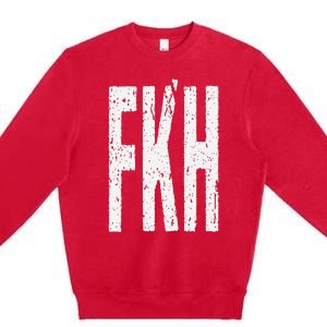 Fkh Political Humor F Kamala Harris 2024 Premium Crewneck Sweatshirt