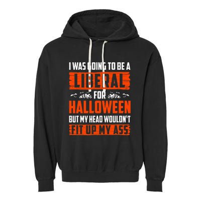 Funny Political Halloween Costume Idea Garment-Dyed Fleece Hoodie