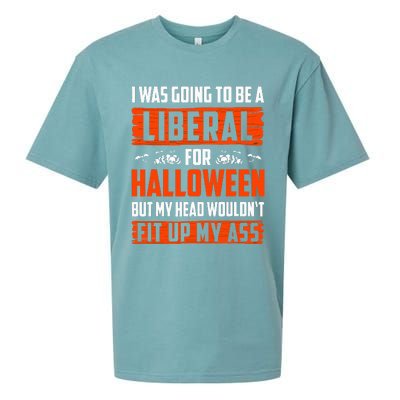 Funny Political Halloween Costume Idea Sueded Cloud Jersey T-Shirt