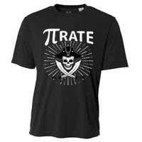 Funny Pi-Rate Happy Pi Day Math Pirate Pun Cooling Performance Crew T-Shirt