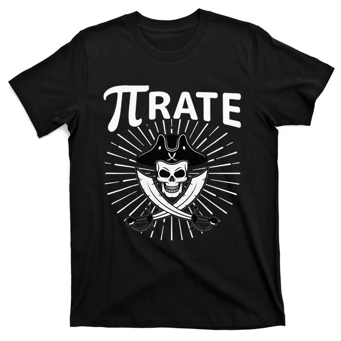 Funny Pi-Rate Happy Pi Day Math Pirate Pun T-Shirt