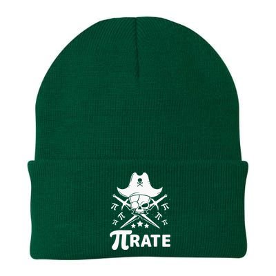 Funny Pi-Rate Happy Pi Day Math Pirate Pun Knit Cap Winter Beanie