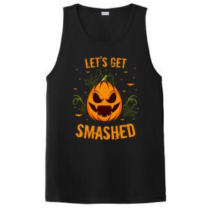 Fun Pumpkin Happy Halloween Party Costume Let’S Get Smashed Gift PosiCharge Competitor Tank