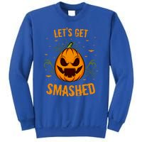 Fun Pumpkin Happy Halloween Party Costume Let’S Get Smashed Gift Sweatshirt