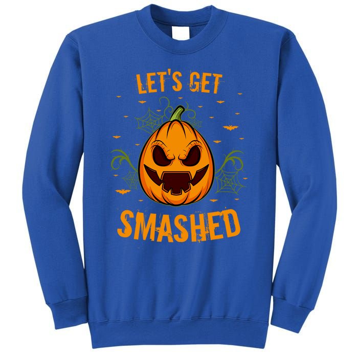 Fun Pumpkin Happy Halloween Party Costume Let’S Get Smashed Gift Sweatshirt