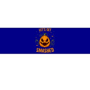 Fun Pumpkin Happy Halloween Party Costume Let’S Get Smashed Gift Bumper Sticker