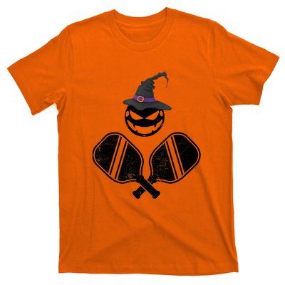 Funny Pickleball Halloween Costume Pumpkin T-Shirt