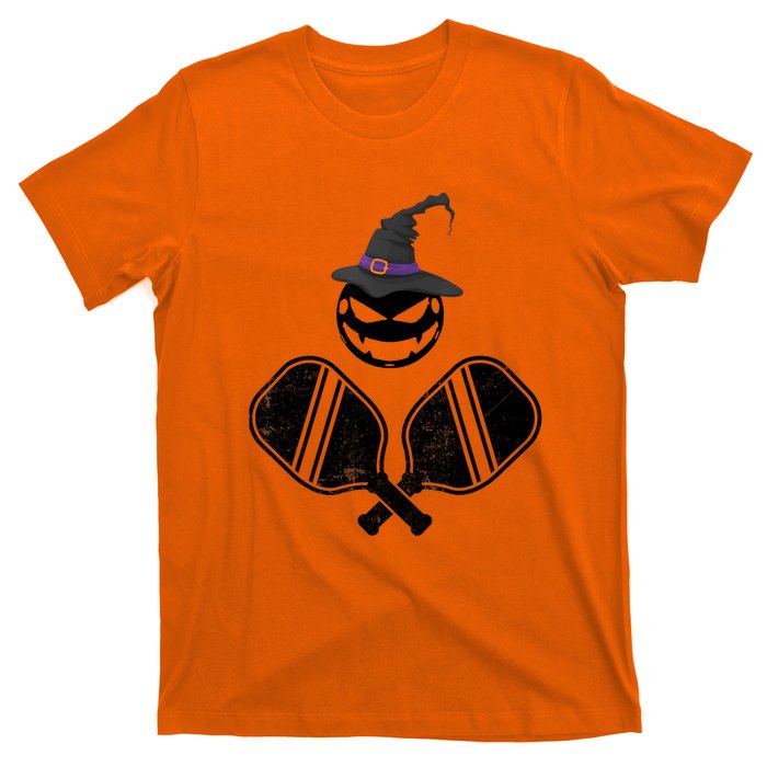 Funny Pickleball Halloween Costume Pumpkin T-Shirt