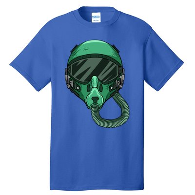 Fighter Pilot Helmet Aviator Headgear Sunglasses Cute Gift Tall T-Shirt