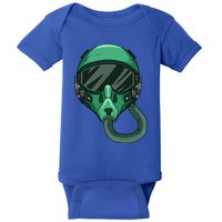 Fighter Pilot Helmet Aviator Headgear Sunglasses Cute Gift Baby Bodysuit