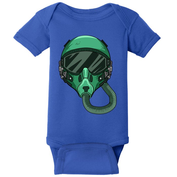 Fighter Pilot Helmet Aviator Headgear Sunglasses Cute Gift Baby Bodysuit