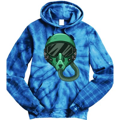 Fighter Pilot Helmet Aviator Headgear Sunglasses Cute Gift Tie Dye Hoodie