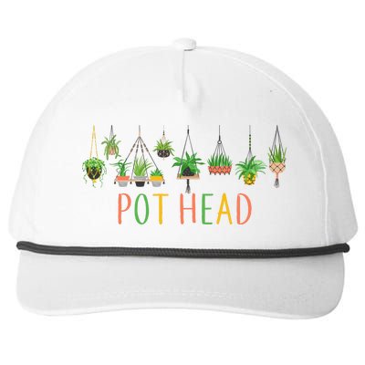 Funny Pot Head For Plant Lovers 1 Snapback Five-Panel Rope Hat