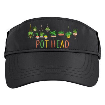 Funny Pot Head For Plant Lovers 1 Adult Drive Performance Visor