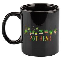 Funny Pot Head For Plant Lovers 1 11oz C Handle Ceramic Mug