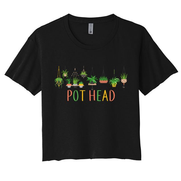 Funny Pot Head For Plant Lovers 1 Crop Top