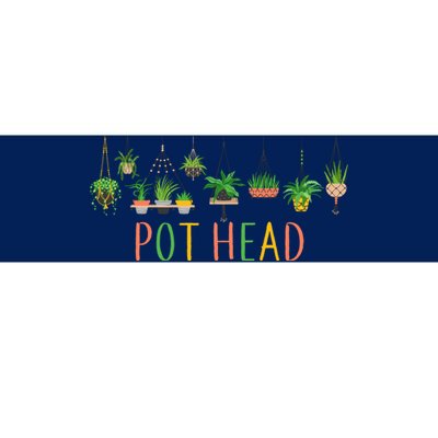 Funny Pot Head For Plant Lovers 1 Bumper Sticker