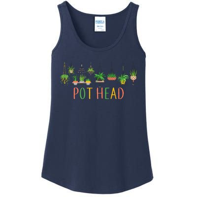 Funny Pot Head For Plant Lovers 1 Ladies Essential Tank