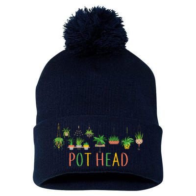 Funny Pot Head For Plant Lovers 1 Pom Pom 12in Knit Beanie