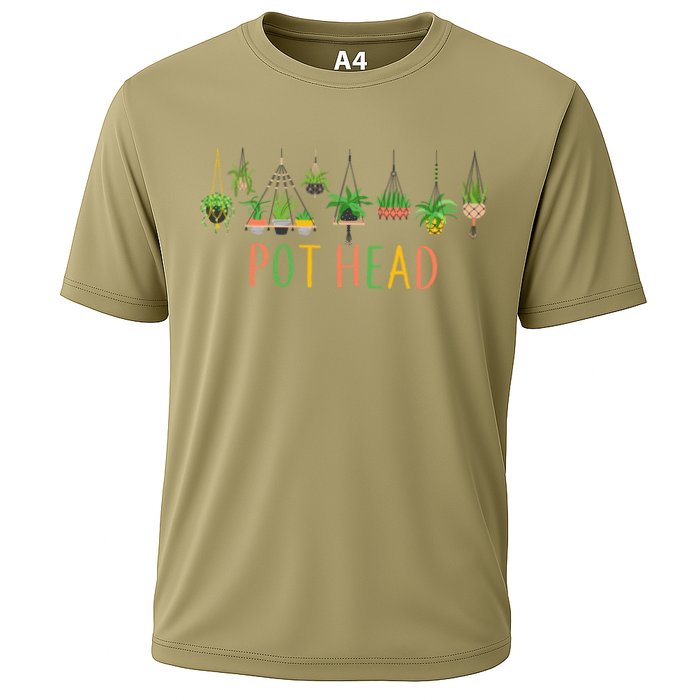 Funny Pot Head For Plant Lovers 1 Cooling Performance Crew T-Shirt