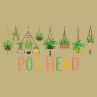 Funny Pot Head For Plant Lovers 1 Cooling Performance Crew T-Shirt