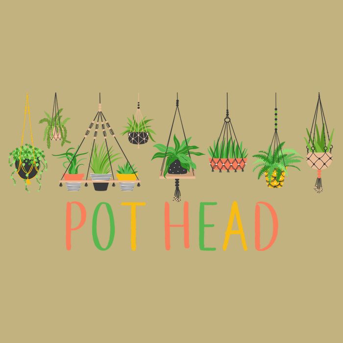 Funny Pot Head For Plant Lovers 1 Cooling Performance Crew T-Shirt