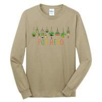 Funny Pot Head For Plant Lovers 1 Tall Long Sleeve T-Shirt