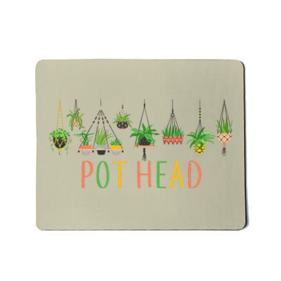 Funny Pot Head For Plant Lovers 1 Mousepad