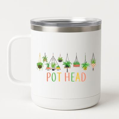 Funny Pot Head For Plant Lovers 1 12 oz Stainless Steel Tumbler Cup