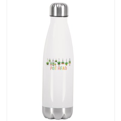 Funny Pot Head For Plant Lovers 1 Stainless Steel Insulated Water Bottle