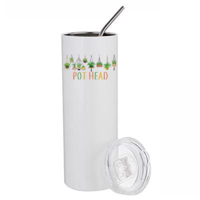 Funny Pot Head For Plant Lovers 1 Stainless Steel Tumbler