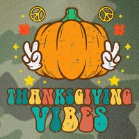 Festive Pumpkin Harvest Vibes Retro Thanksgiving Design Legacy Tie Dye Trucker Hat