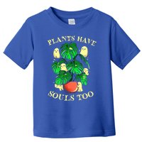 Funny Plants Have Souls Too Halloween Groovy Spooky Ghost Meaningful Gift Toddler T-Shirt