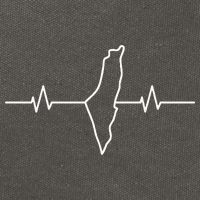  free palestine heartbeat  Cotton Canvas Backpack