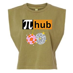 Funny Pi Hub Club 14 March Math Day Pi Day Cute Gift Garment-Dyed Women's Muscle Tee