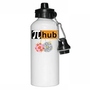 Funny Pi Hub Club 14 March Math Day Pi Day Cute Gift Aluminum Water Bottle