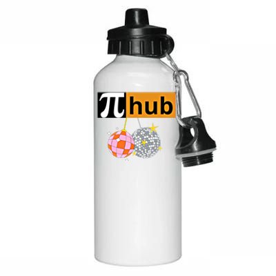 Funny Pi Hub Club 14 March Math Day Pi Day Cute Gift Aluminum Water Bottle 