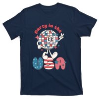 Funny Party In The US July 4th USA Patriotic Groovy Disco Gift T-Shirt