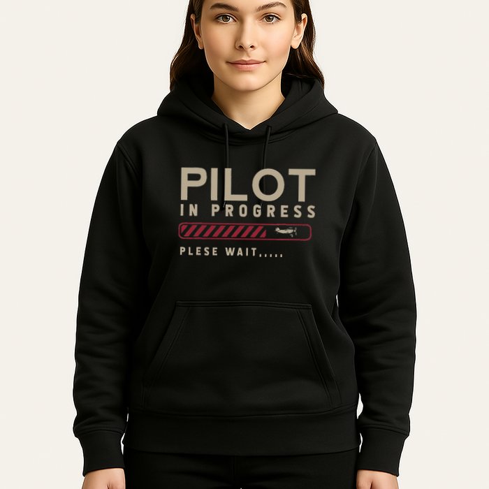 Funny Pilot In Progress Please Wait Future Pilot Hoodie