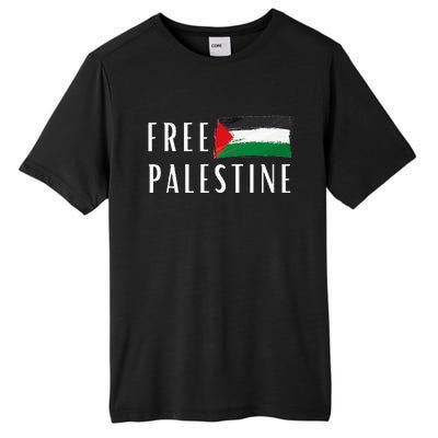 Free Palestine I Support Palestine Freedom Flag Free Gaza Tall Fusion ChromaSoft Performance T-Shirt