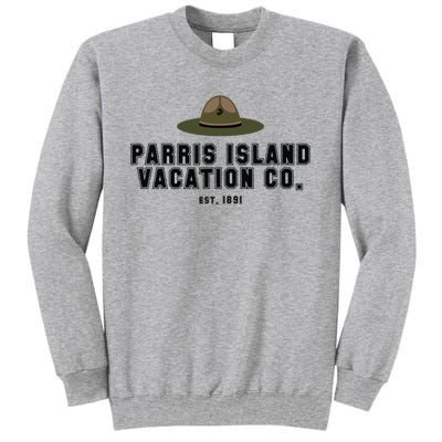 Funny Parris Island Vacation Company Design Tall Sweatshirt