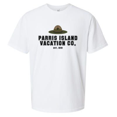 Funny Parris Island Vacation Company Design Sueded Cloud Jersey T-Shirt