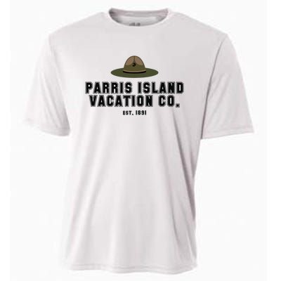 Funny Parris Island Vacation Company Design Cooling Performance Crew T-Shirt