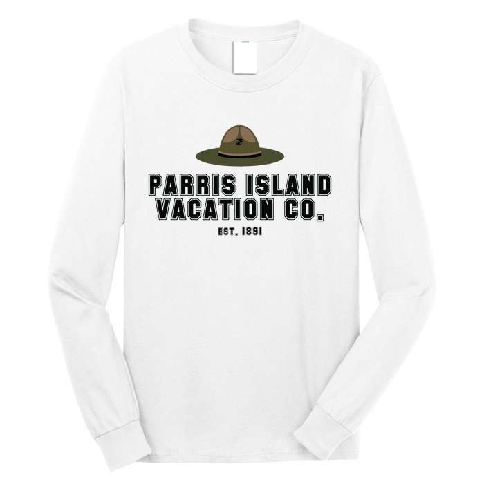 Funny Parris Island Vacation Company Design Long Sleeve Shirt