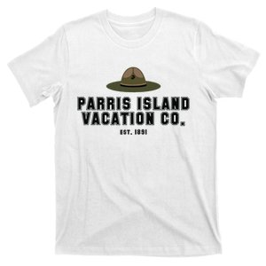 Funny Parris Island Vacation Company Design T-Shirt