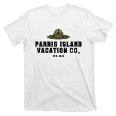 Funny Parris Island Vacation Company Design T-Shirt