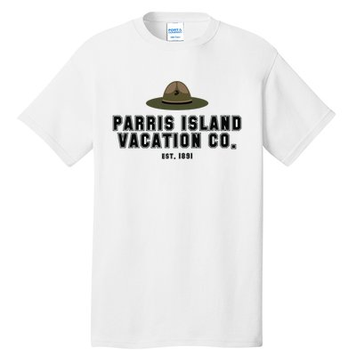 Funny Parris Island Vacation Company Design Tall T-Shirt